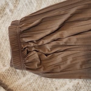 Oak+fort pleated pants